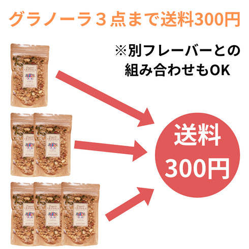 オーガニックグラノーラ<チョコ&バナナ>/グルテンフリー・無添加・白砂糖不使用