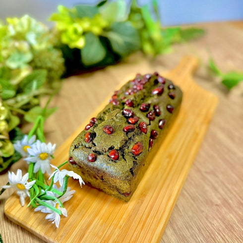 抹茶大納言パウンドケーキ/グルテンフリー・無添加・白砂糖不使用