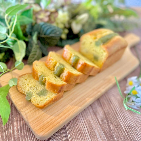 ずんだパウンドケーキ/グルテンフリー・無添加・白砂糖不使用